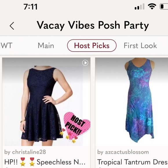 🗣SOLD🗣 HP!!🎖🎖Speechless Navy Blue Lace Sleeveless Fit&Flare Dress SizeL - Picture 16 of 16